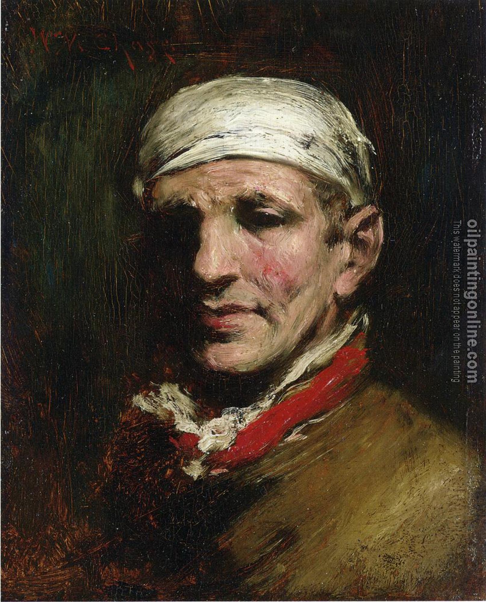 Chase, William Merritt - Man with Bandana